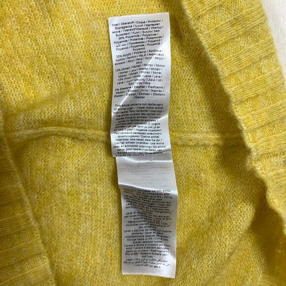 womens  v-neck sweater mustard sweater by soaked in Luxury  size medium - Picture 5 of 15